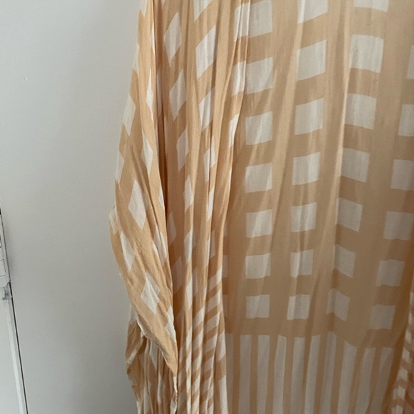 Free People Kenna Kimono Top Duster Gauzy Maxi ONE SIZE NWOT - Picture 3 of 4